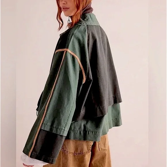 🤩RARE! NWOT! We The Free Avery Layered Anorak Jacket - Picture 4 of 11